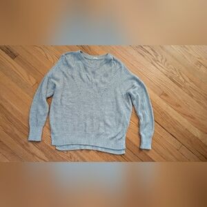 Garage Women's Soft Blue Crew Neck Sweater